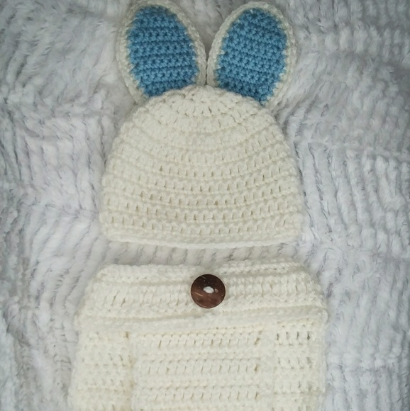 Easter Bunny Baby Photography Outfit - Picture 3 of 4